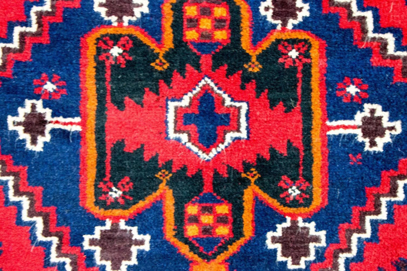 Alfombra Belutsch - 125 x 72 cm - rojo