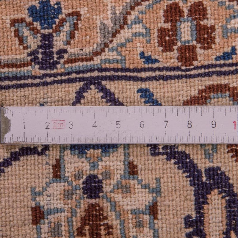 Alfombra Persa - Nain - Real - 204 x 130 cm - azul oscuro