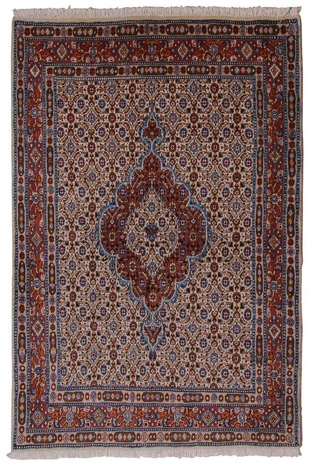 Alfombra persa - Clásica - 141 x 94 cm - beige