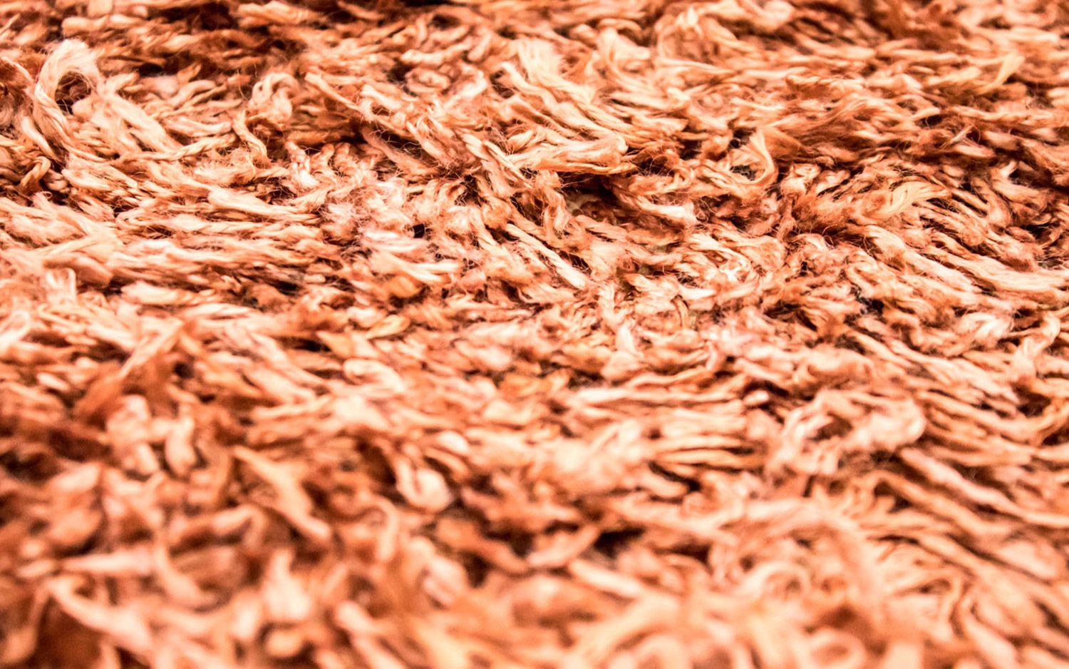Alfombra de pelo largo - 332 x 178 cm - naranja