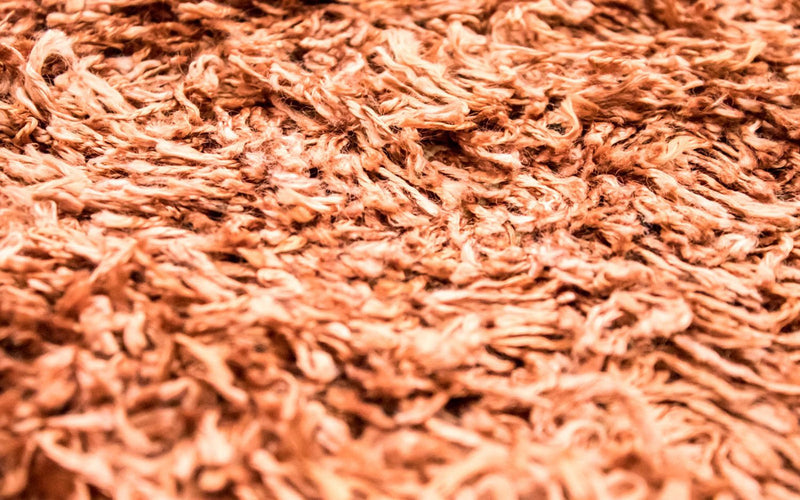 Alfombra de pelo largo - 332 x 178 cm - naranja