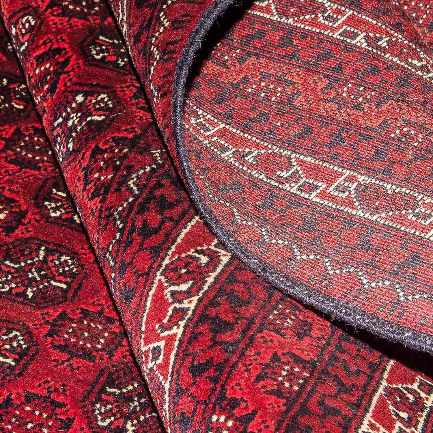 Alfombra afgana - Bukhara - 301 x 197 cm - rojo