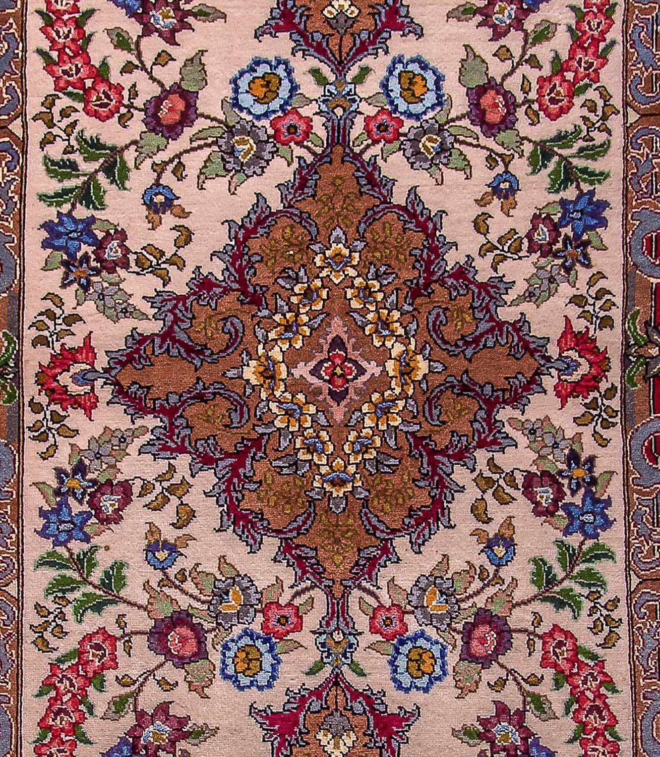 Alfombra Persa - Tabriz - Real - 160 x 97 cm - rosa