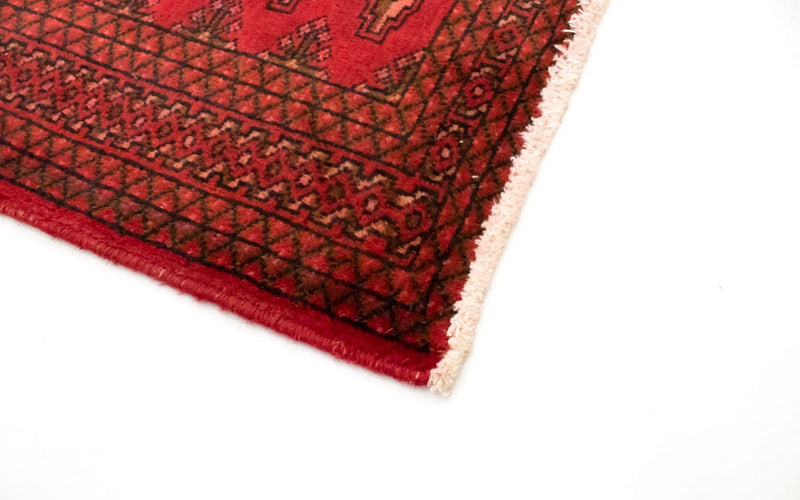 Alfombra Turkaman - 130 x 60 cm - rojo