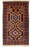 Alfombra Belutsch - 138 x 83 cm - marrón