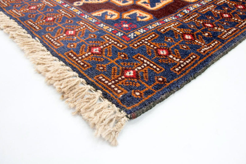 Alfombra Belutsch - 138 x 83 cm - marrón