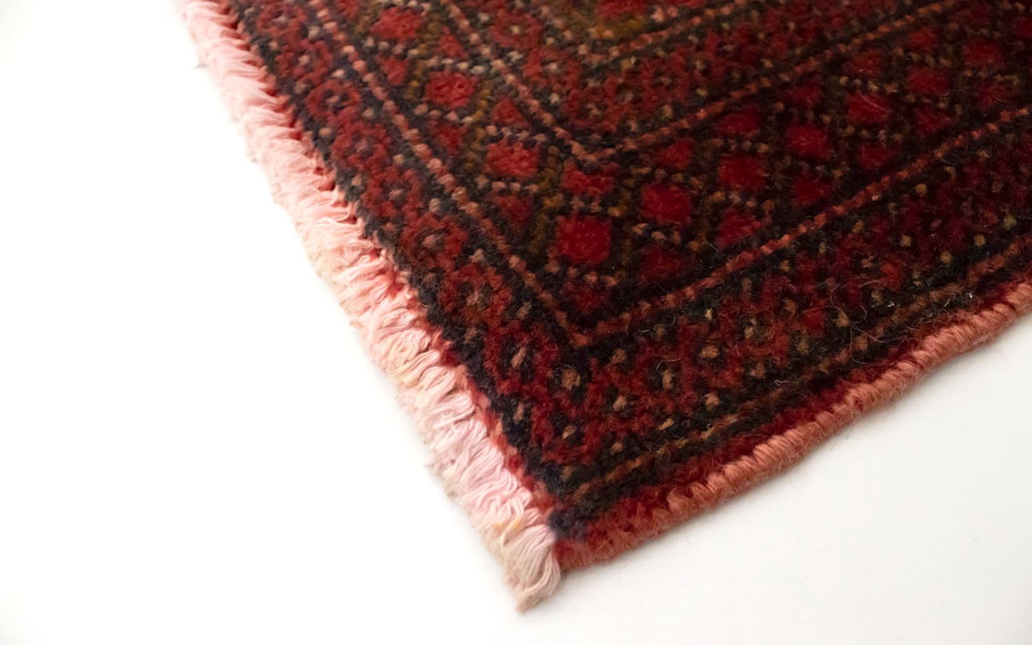 Alfombra Turkaman - 130 x 60 cm - rojo