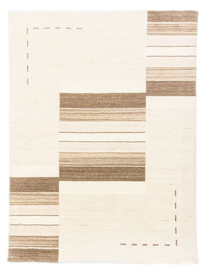 Alfombra de lana - 197 x 144 cm - natural