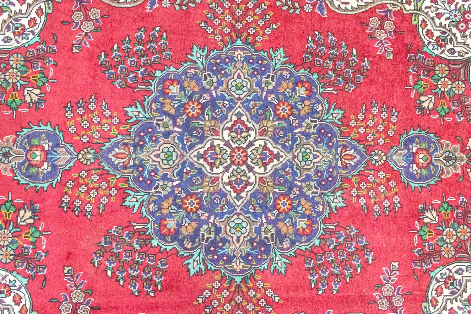 Alfombra persa - Tabriz - 287 x 185 cm - rojo