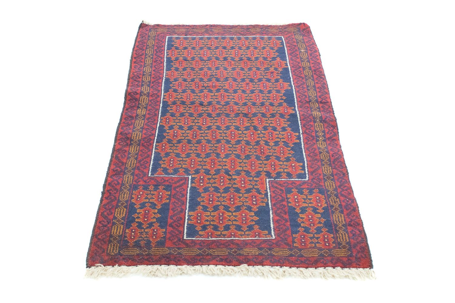 Alfombra Belutsch - 132 x 78 cm - azul