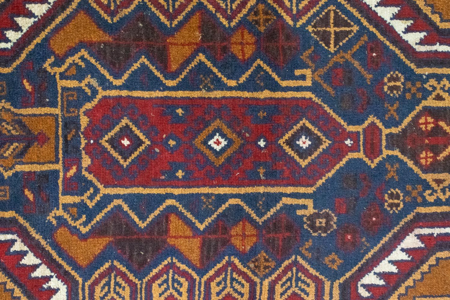 Alfombra Belutsch - 136 x 89 cm - azul