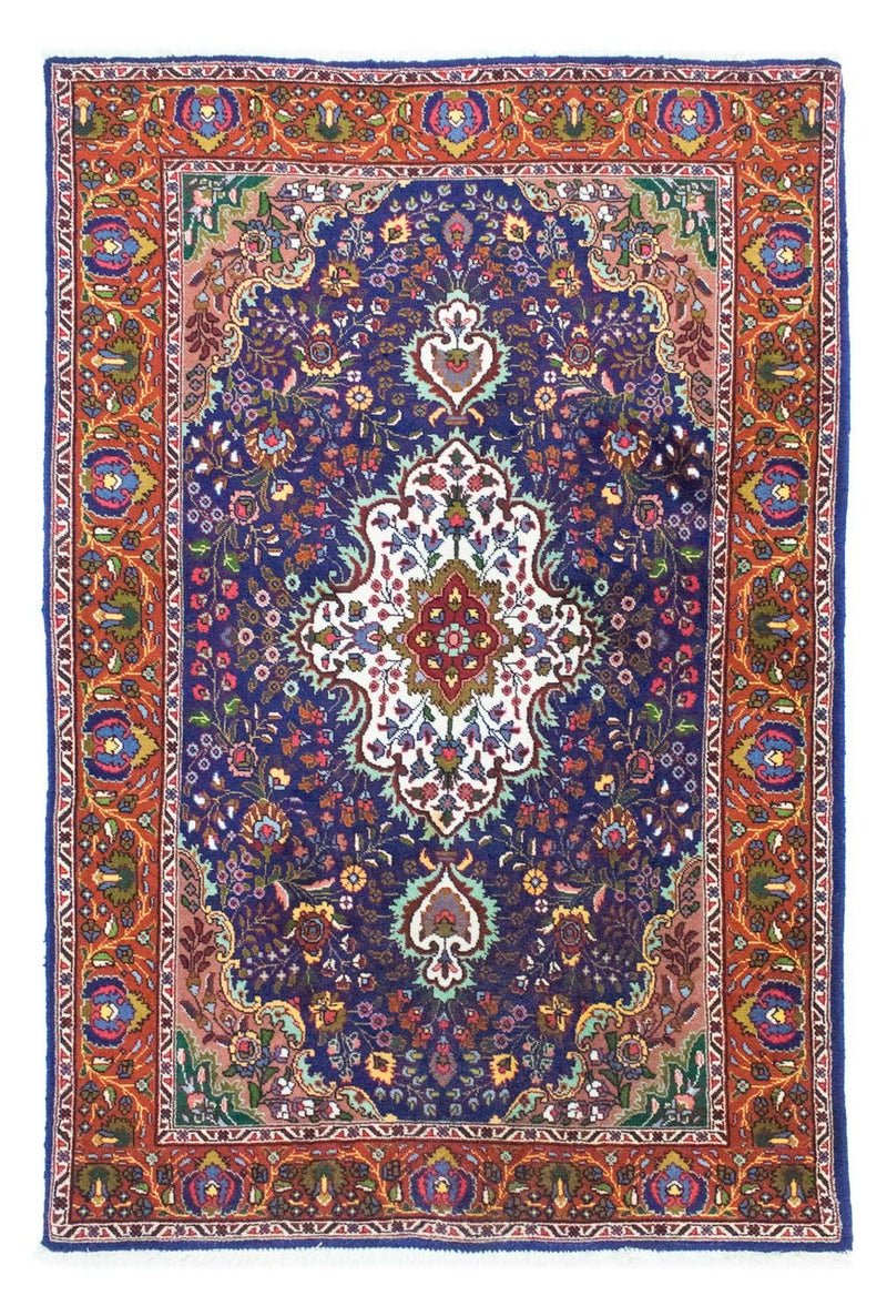 Alfombra persa - Tabriz - 160 x 105 cm - azul