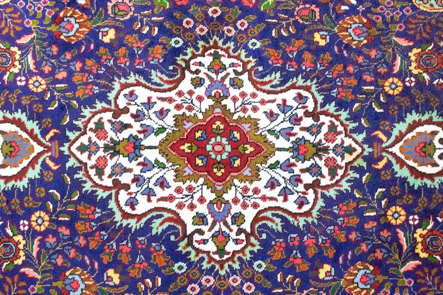 Alfombra persa - Tabriz - 160 x 105 cm - azul