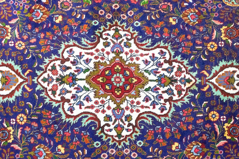 Alfombra persa - Tabriz - 160 x 105 cm - azul