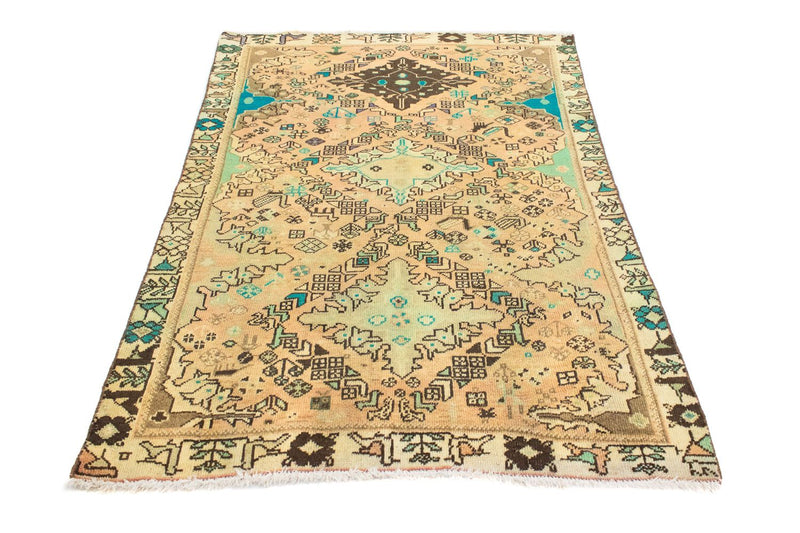 Alfombra persa - Nómada - 160 x 115 cm - marrón claro