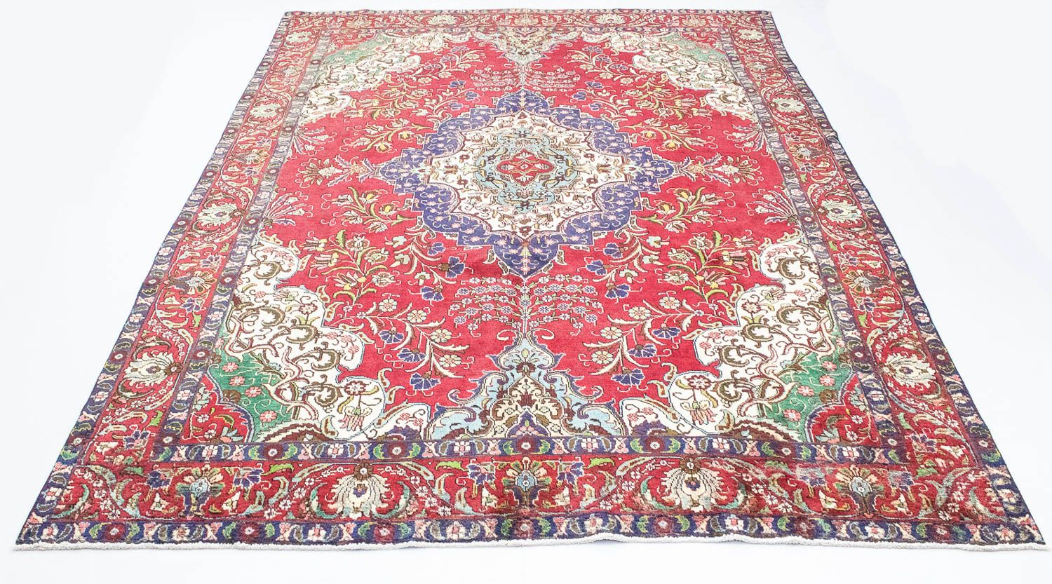 Alfombra persa - Tabriz - 377 x 277 cm - rojo