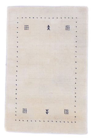Alfombra Gabbeh - Softy - 90 x 60 cm - blanco natural