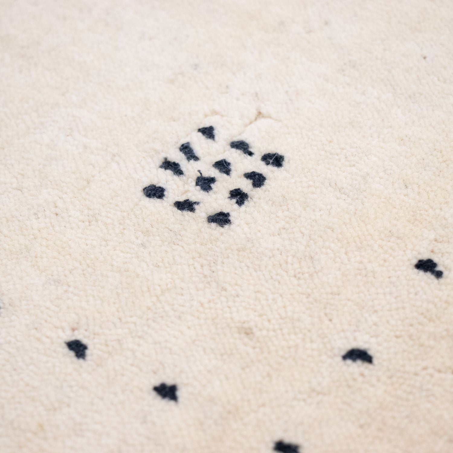 Alfombra Gabbeh - Softy - 90 x 60 cm - blanco natural
