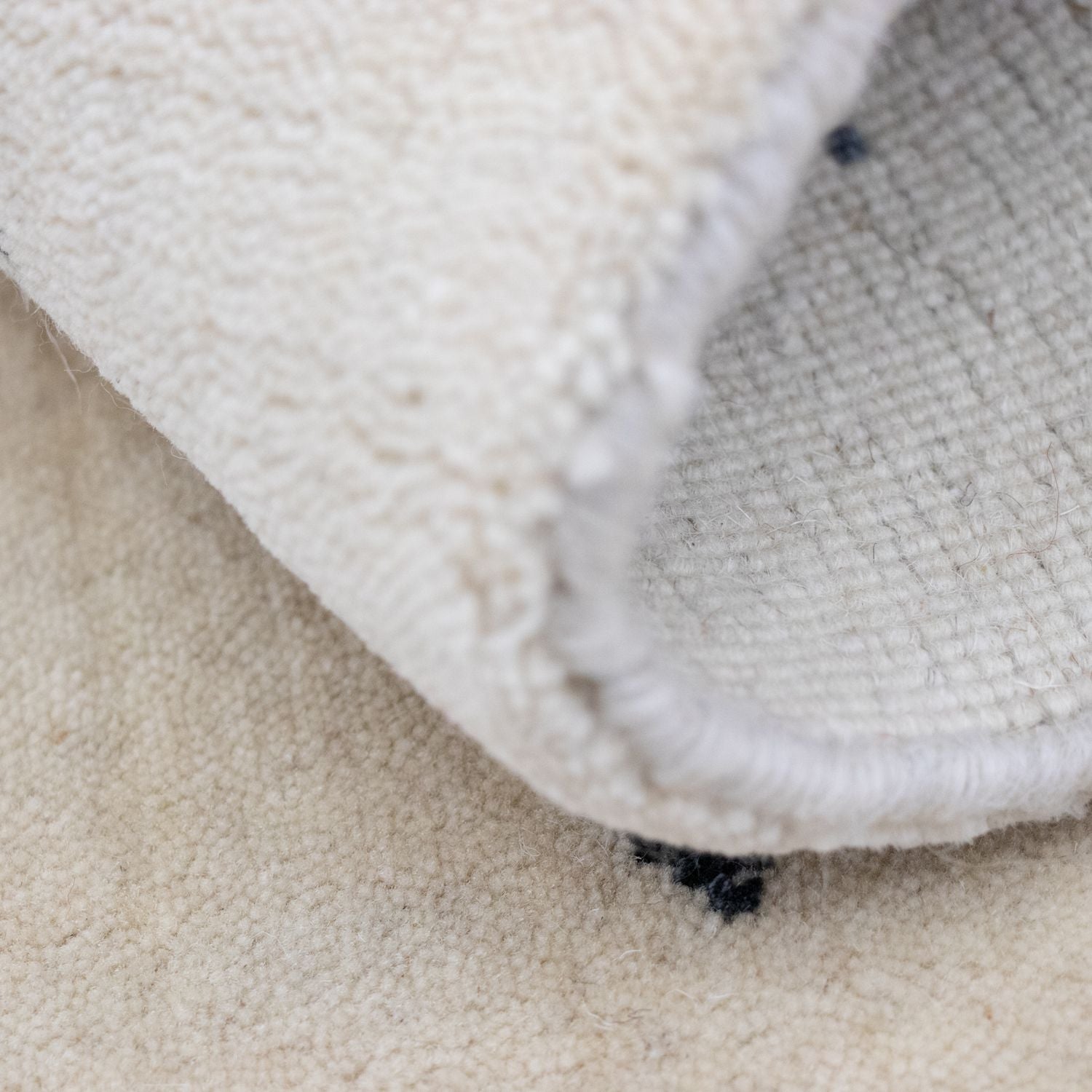 Alfombra Gabbeh - Softy - 90 x 60 cm - blanco natural