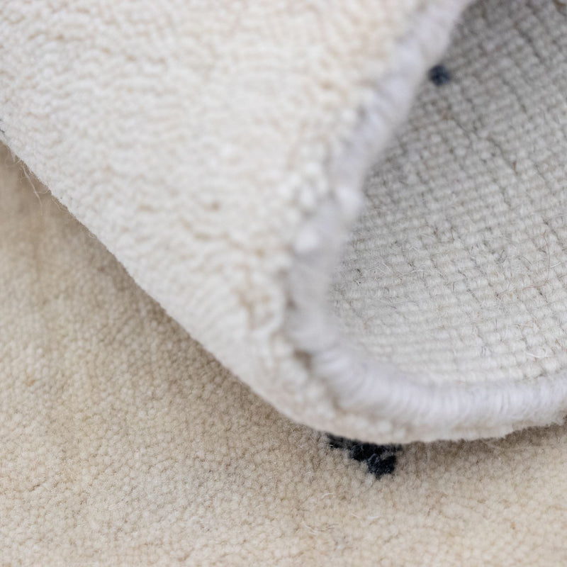 Alfombra Gabbeh - Softy - 90 x 60 cm - blanco natural