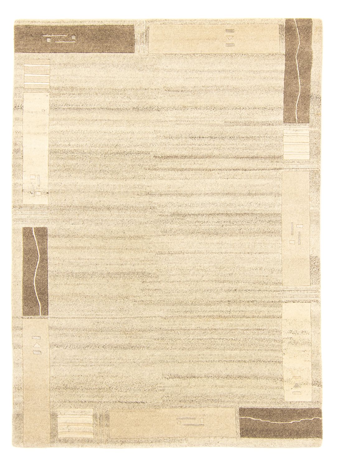 Alfombra de Nepal - 196 x 144 cm - natural