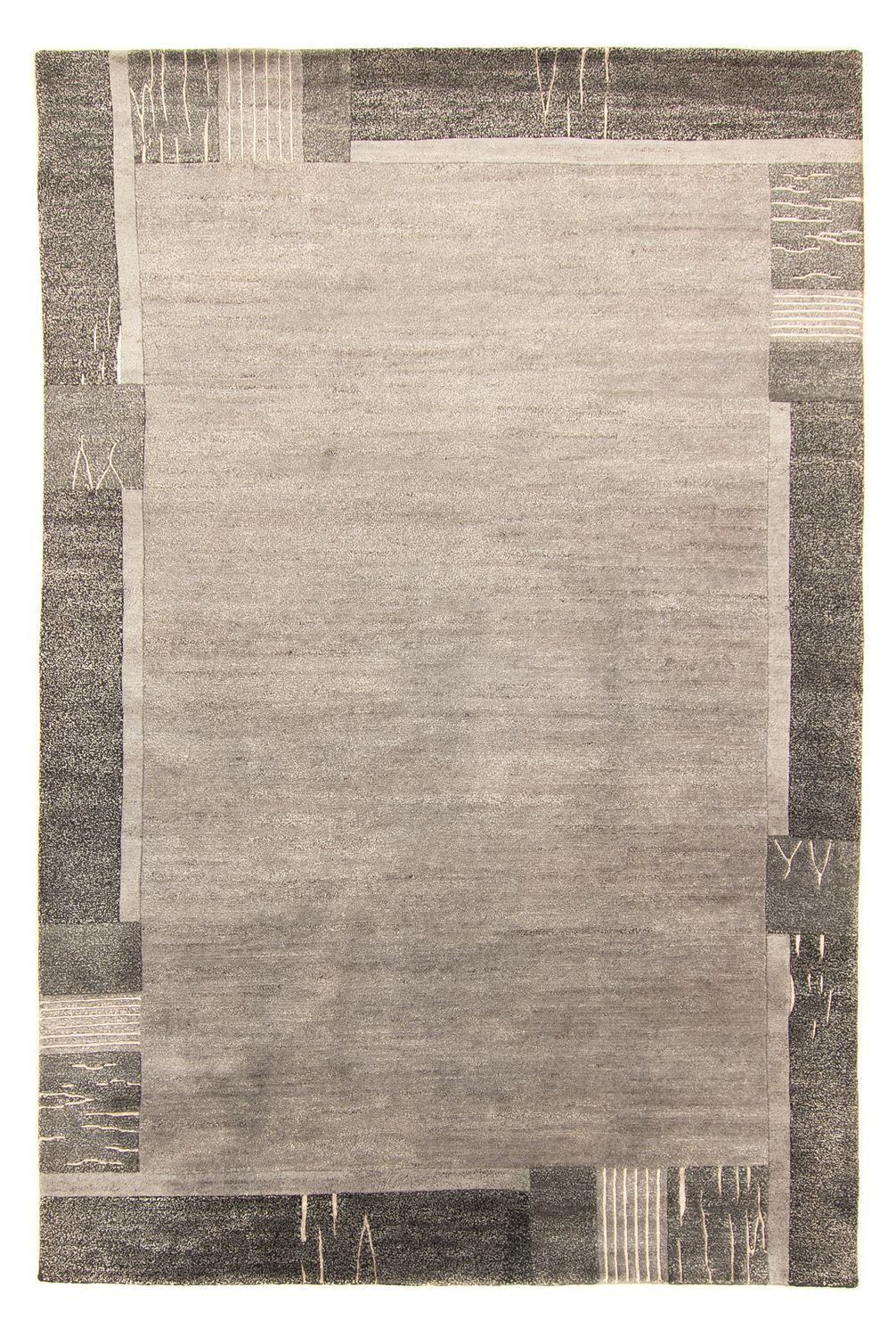 Alfombra de Nepal - 300 x 203 cm - antracita