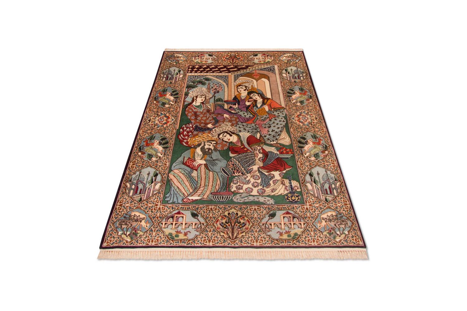 Alfombra Persa - Isfahan - Prima - 165 x 110 cm - multicolor
