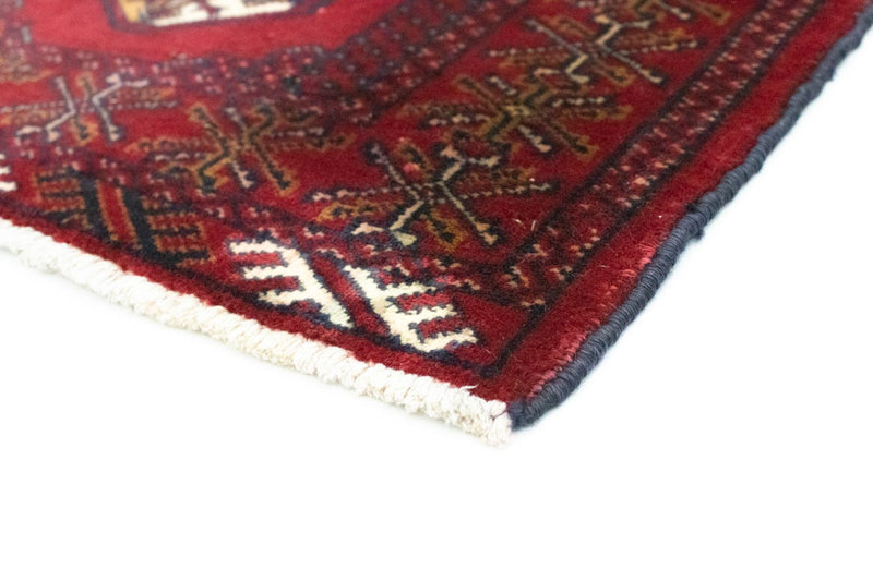 Alfombra Turkaman - 90 x 76 cm - rojo