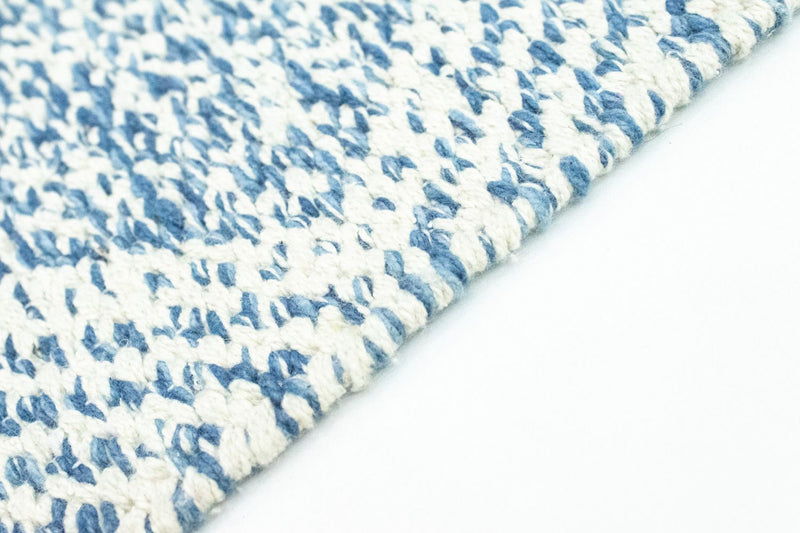 Alfombra Kelim - Tendencia - 92 x 62 cm - azul claro