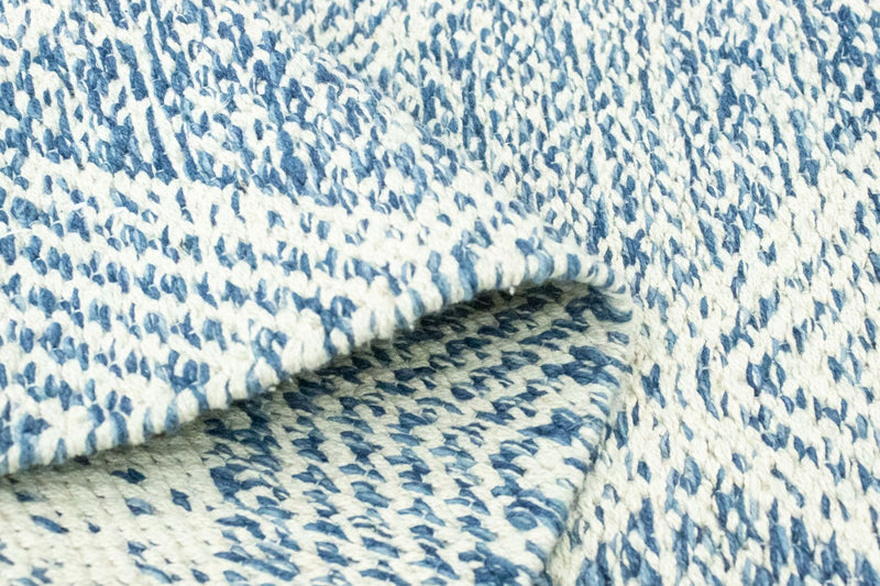 Alfombra Kelim - Tendencia - 92 x 62 cm - azul claro