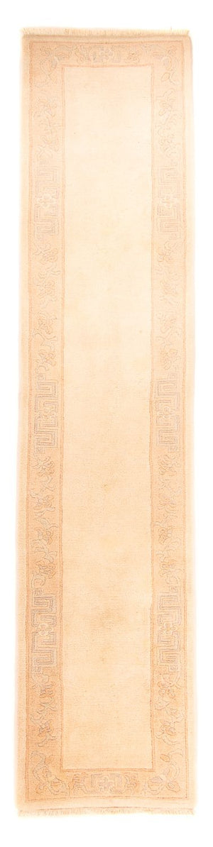 Alfombra de pasillo Alfombra de Nepal - 331 x 71 cm - beige