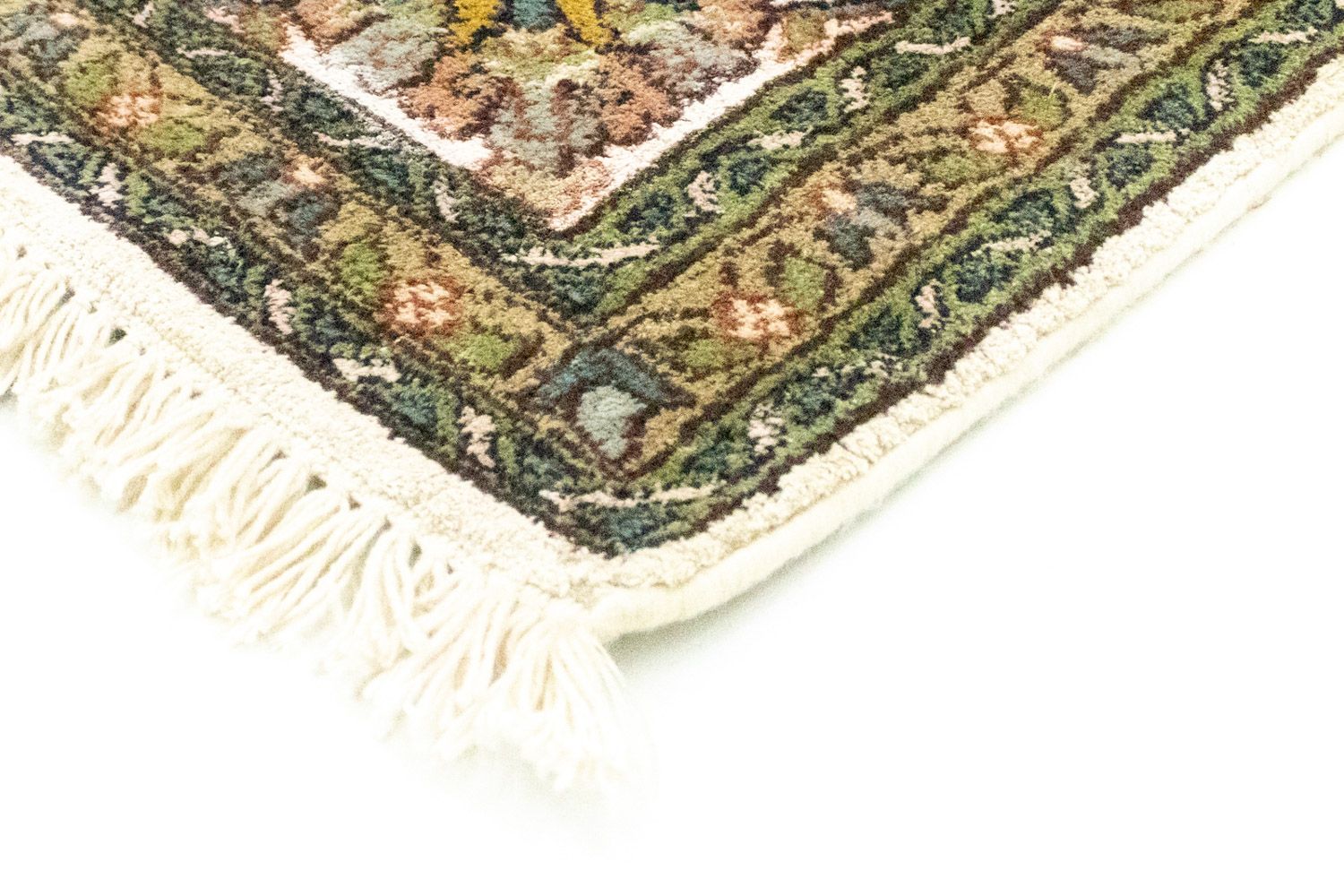 Alfombra de seda - Seda de Cachemira - 217 x 153 cm - beige