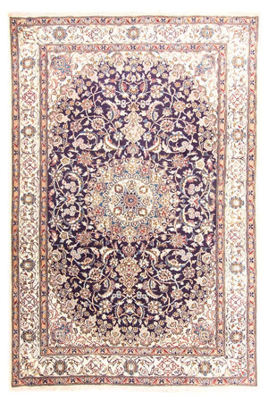 Alfombra Persa - Nain - Real - 292 x 197 cm - azul oscuro
