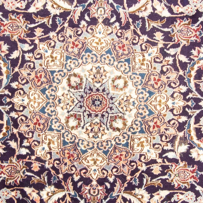 Alfombra Persa - Nain - Real - 292 x 197 cm - azul oscuro