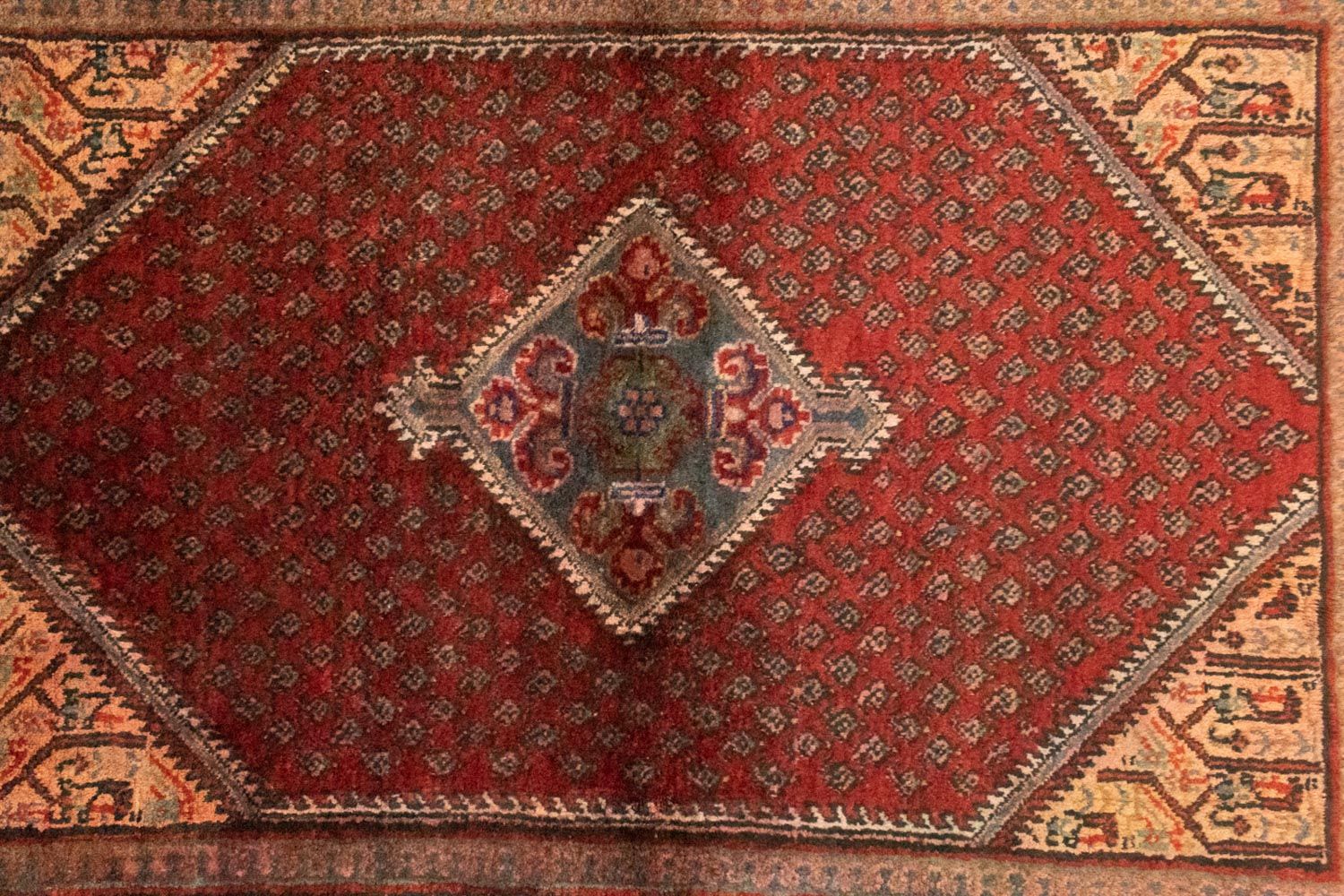 Alfombra persa - Mir - 153 x 107 cm - rojo