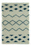 Alfombra Kelim - Tendencia - 95 x 62 cm - azul