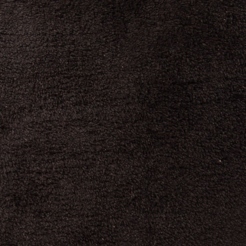 Alfombra de pelo largo - 216 x 150 cm - negro