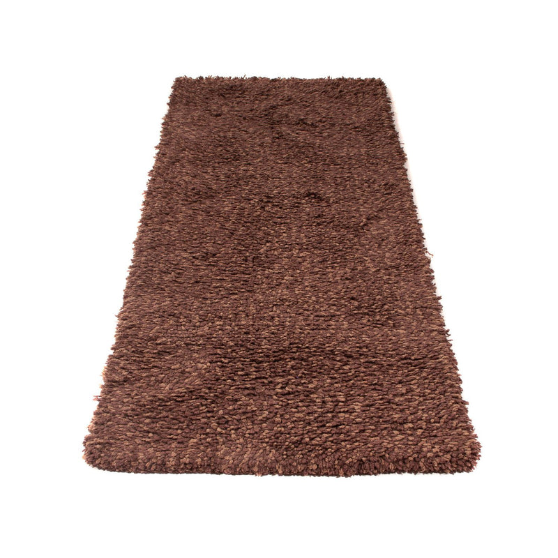 Alfombra de pasillo Alfombra de pelo largo - 198 x 70 cm - marrón
