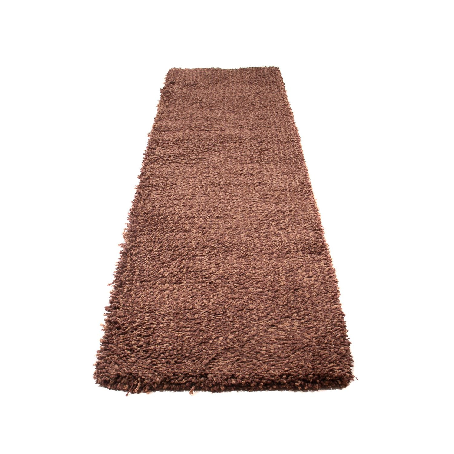 Alfombra de pasillo Alfombra de pelo largo - 295 x 66 cm - marrón