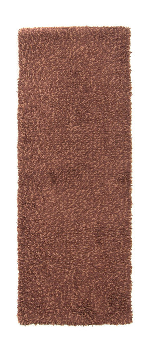 Alfombra de pasillo Alfombra de pelo largo - 204 x 70 cm - marrón