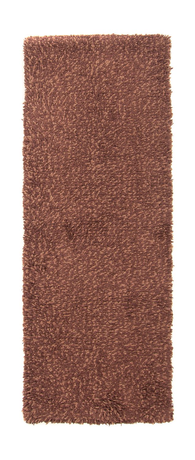 Alfombra de pasillo Alfombra de pelo largo - 204 x 70 cm - marrón