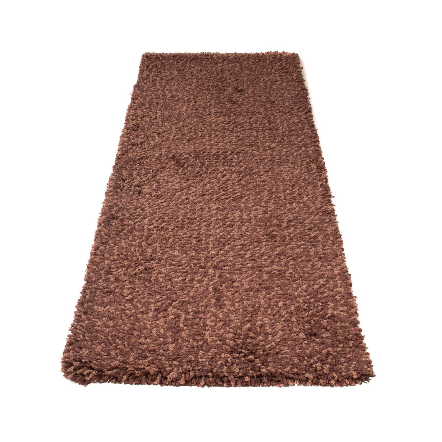 Alfombra de pasillo Alfombra de pelo largo - 204 x 70 cm - marrón