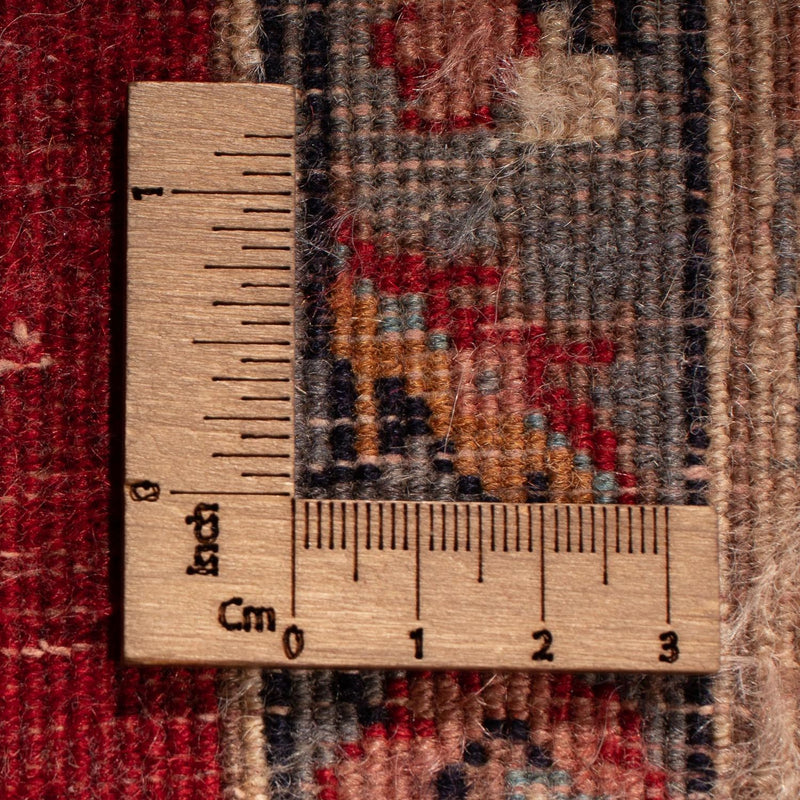 Alfombra oriental - Tabriz - 363 x 280 cm - rojo oscuro