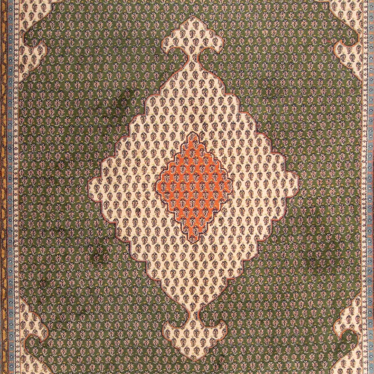 Alfombra oriental - Mir - Indus - 348 x 240 cm - verde