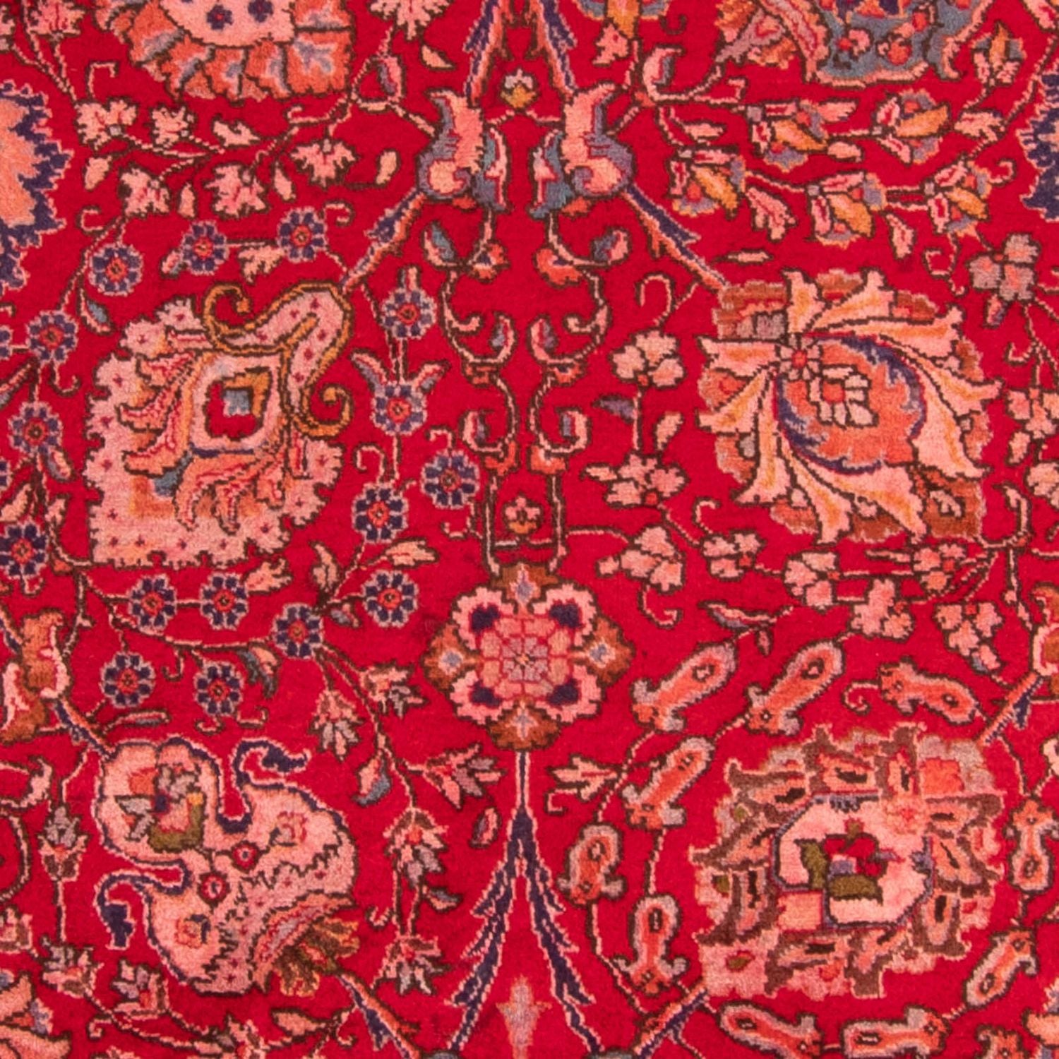 Alfombra persa - Tabriz - 380 x 300 cm - rojo oscuro