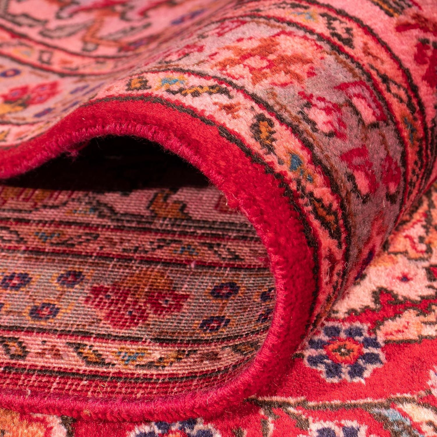 Alfombra persa - Tabriz - 380 x 300 cm - rojo oscuro