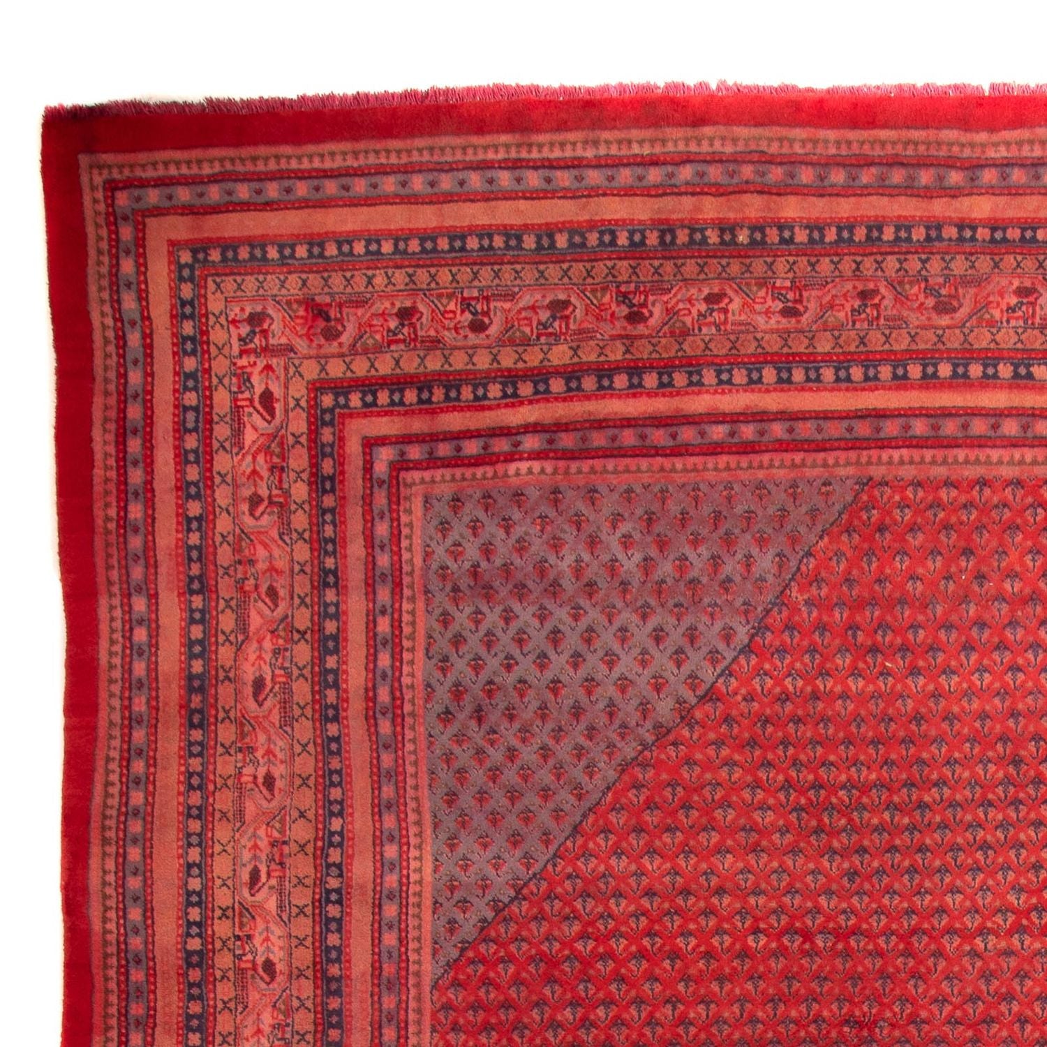 Alfombra persa - Mir - 330 x 237 cm - rojo
