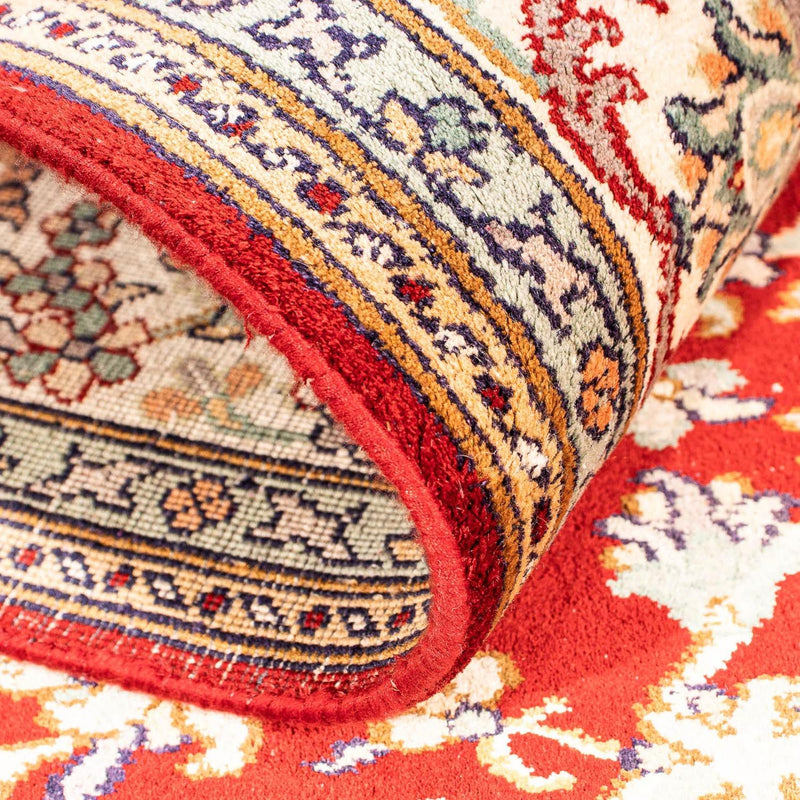 Alfombra de seda - Seda de Cachemira - 186 x 129 cm - rojo