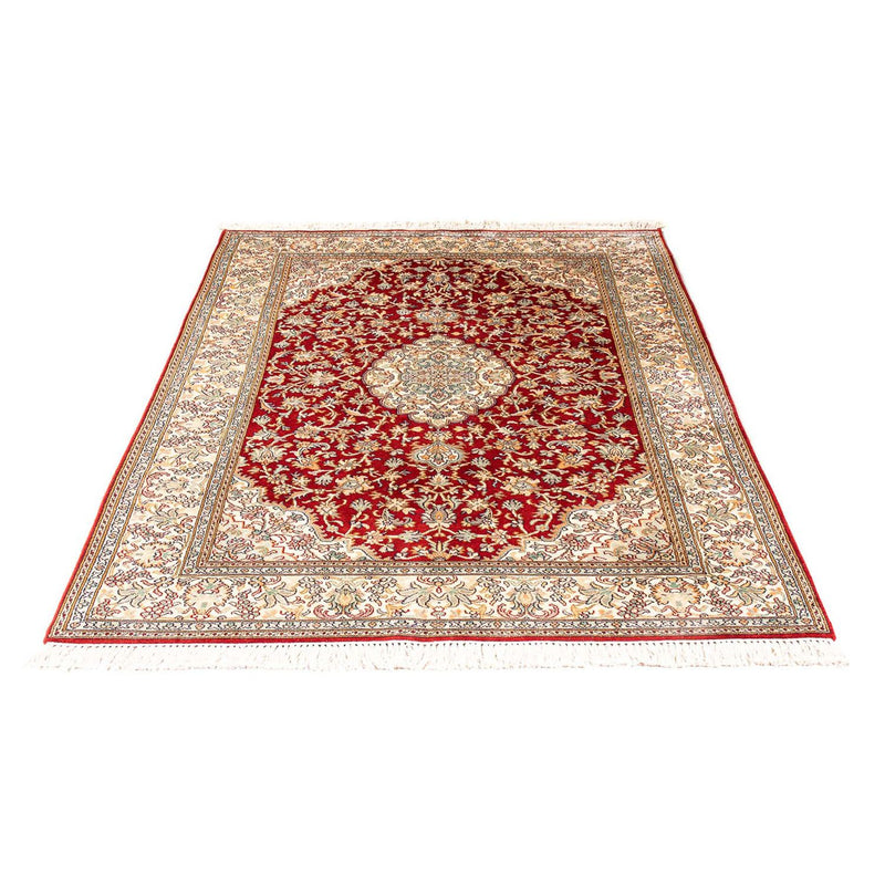 Alfombra de seda - Seda de Cachemira - 186 x 129 cm - rojo