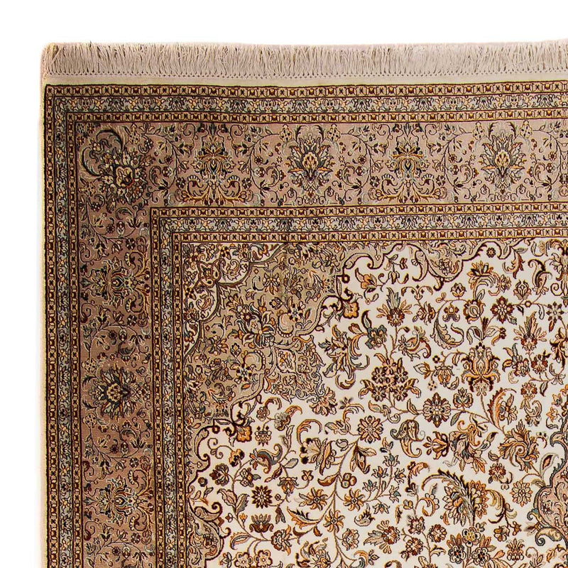 Alfombra de seda - Seda de Cachemira - 307 x 243 cm - beige
